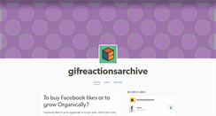 Desktop Screenshot of gifreactionsarchive.tumblr.com