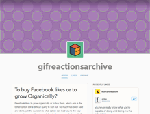 Tablet Screenshot of gifreactionsarchive.tumblr.com