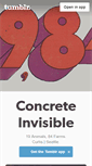 Mobile Screenshot of concreteinvisible.tumblr.com