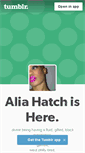 Mobile Screenshot of aliahatch.tumblr.com