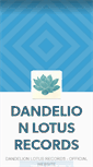 Mobile Screenshot of dandelionlotusrecords.tumblr.com