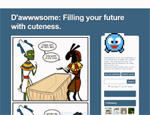 Tablet Screenshot of dawwwsome.tumblr.com