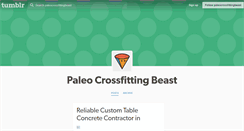 Desktop Screenshot of paleocrossfittingbeast.tumblr.com