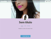 Tablet Screenshot of andrezaseixas.tumblr.com