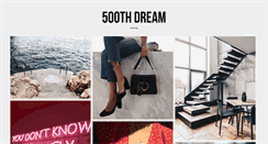 Desktop Screenshot of 500thdream.tumblr.com