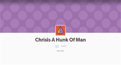 Desktop Screenshot of chrisisahunkofman.tumblr.com