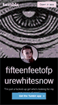 Mobile Screenshot of 15feetofpurewhitesnow.tumblr.com