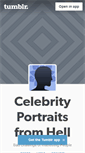 Mobile Screenshot of celebrityportraitsfromhell.tumblr.com