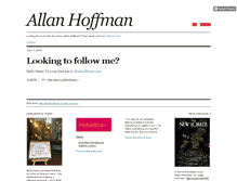 Tablet Screenshot of allanhoffman.tumblr.com