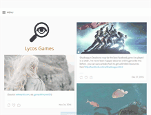 Tablet Screenshot of lycosgames.tumblr.com