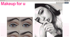 Desktop Screenshot of makeupforu.tumblr.com