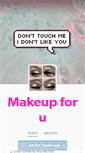 Mobile Screenshot of makeupforu.tumblr.com