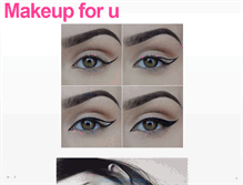 Tablet Screenshot of makeupforu.tumblr.com