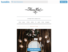 Tablet Screenshot of flowergirlnyc.tumblr.com