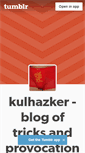 Mobile Screenshot of kulhazker.tumblr.com