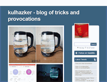 Tablet Screenshot of kulhazker.tumblr.com