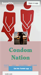 Mobile Screenshot of condom-nation.tumblr.com