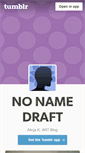 Mobile Screenshot of nonamedraft.tumblr.com