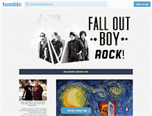 Tablet Screenshot of falloutboyrock.tumblr.com