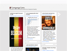 Tablet Screenshot of languagelens.tumblr.com