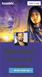 Mobile Screenshot of enchantedvampirelover.tumblr.com