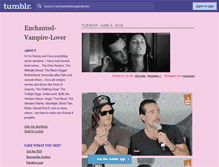 Tablet Screenshot of enchantedvampirelover.tumblr.com