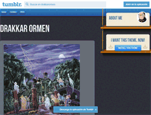 Tablet Screenshot of drakkarormen.tumblr.com