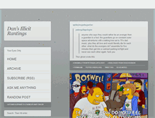Tablet Screenshot of danboman.tumblr.com