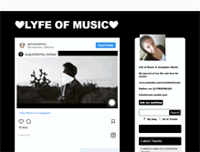 Tablet Screenshot of lyfeofmusic.tumblr.com