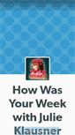 Mobile Screenshot of howwasyourweek.tumblr.com