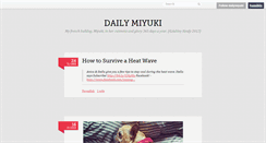 Desktop Screenshot of dailymiyuki.tumblr.com