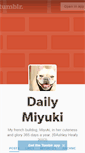 Mobile Screenshot of dailymiyuki.tumblr.com