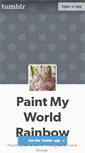 Mobile Screenshot of paintmyworldrainbow.tumblr.com