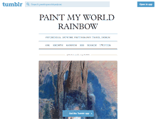 Tablet Screenshot of paintmyworldrainbow.tumblr.com