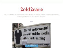 Tablet Screenshot of 2old2care.tumblr.com