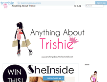 Tablet Screenshot of anythingabouttrishie.tumblr.com