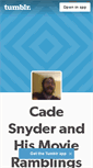 Mobile Screenshot of cadesnyder.tumblr.com