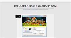 Desktop Screenshot of helloherohack.tumblr.com