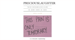 Desktop Screenshot of preciouslaughter.tumblr.com