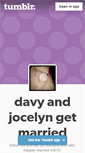 Mobile Screenshot of davyandjocelyn.tumblr.com