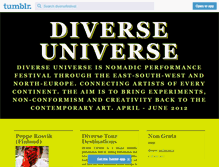 Tablet Screenshot of diversefestival.tumblr.com