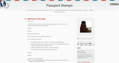 Desktop Screenshot of passportstamps.tumblr.com