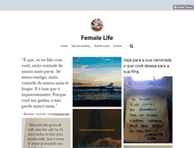 Tablet Screenshot of femalelife.tumblr.com