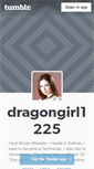 Mobile Screenshot of dragongirl1225.tumblr.com