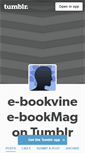 Mobile Screenshot of e-bookvine.tumblr.com