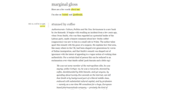 Desktop Screenshot of marginalgloss.tumblr.com