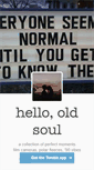 Mobile Screenshot of hello-old-soul.tumblr.com
