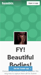 Mobile Screenshot of fybeautifulbodies.tumblr.com