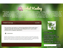Tablet Screenshot of herbalhealing.tumblr.com