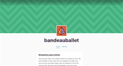 Desktop Screenshot of bandeauballet.tumblr.com